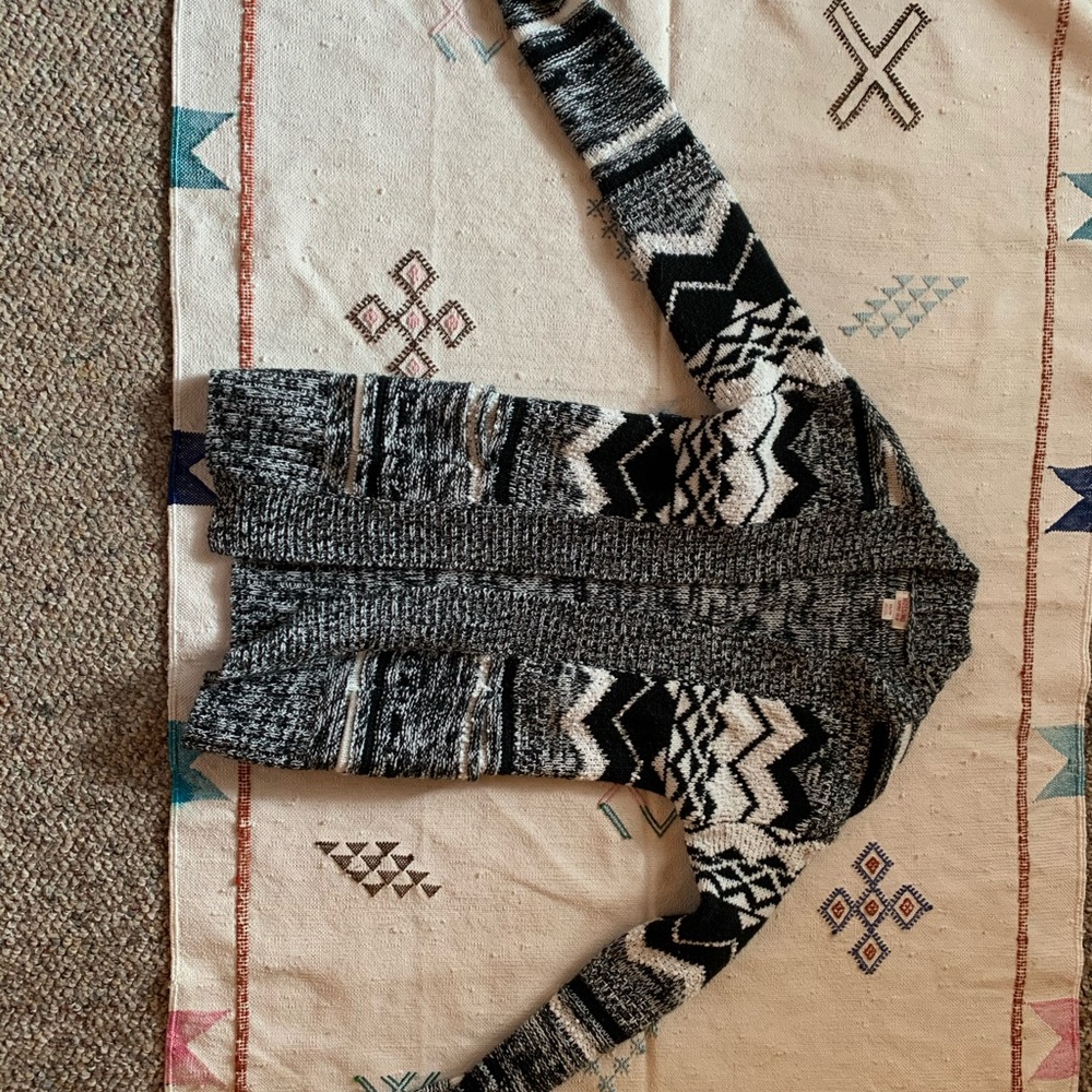 Southwest pattern cardigan